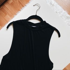 MINIMALIST BLACK HIGH NECK DRESS🖤